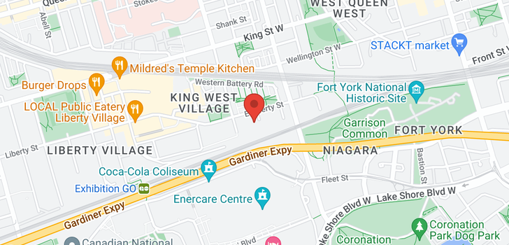 map of #1506 -55 EAST LIBERTY ST
